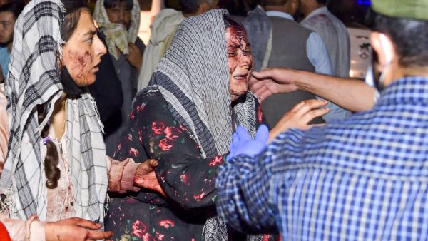 twin blasts outside Kabul airport