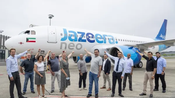 طيران الجزيرة تتسلّم سابع طائرة جديدة من طراز إيرباص A320neo 