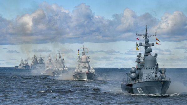 سفن حربية روسية