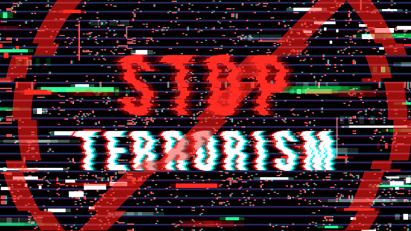stop terrorism sign