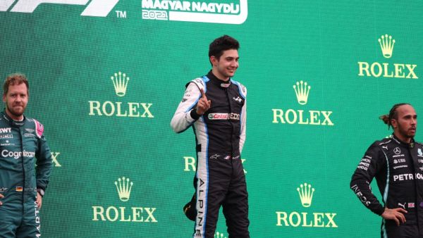 أوكون يفوز بسباق هنغاريا