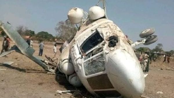 تحطم مروحية عسكرية جنوب الخرطوم