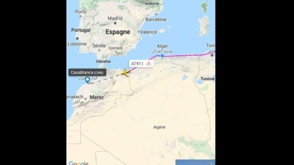 الرحلة المغربية الاخيرة في الاجواء الجزائرية