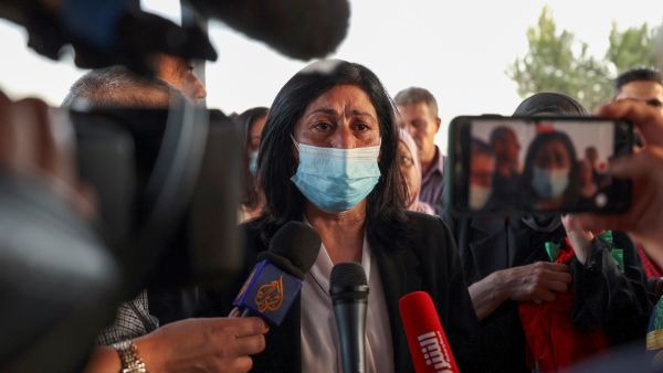 Khalida Jarrar is a Palestinian lawmaker.