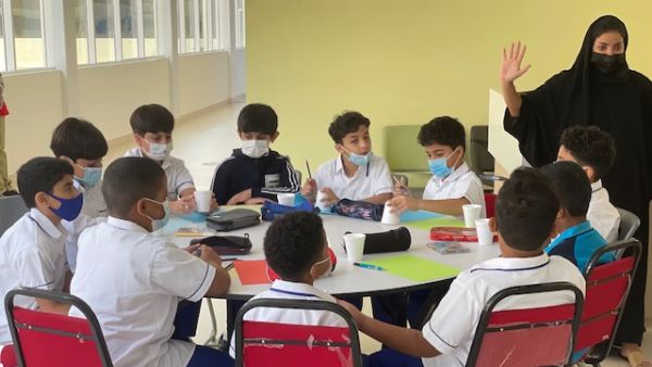 During the event Dubai Customs organizes IPR awareness workshops for Al Hudaibia Elementary School students