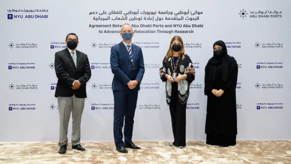 مجموعة موانئ أبوظبي وجامعة نيويورك أبوظبي تتعاونان في بحوث متقدمة حول إعادة توطين الشعاب المرجانية