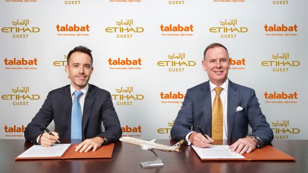During the event Etihad Airways And Talabat Team Up To Explore A Range Of Exciting New Initiatives