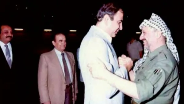 ياسر عرفات وطاهر المصري