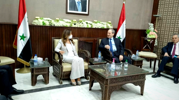 Zeina Akar and Faisal Mekdad