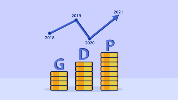 GDP business vector