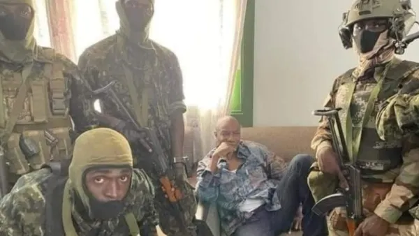 أعلنت القوات الخاصة في غينيا، أمس الأحد، القبض على الرئيس كوندي