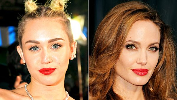 انجلينا جولي ومايلي سايريس