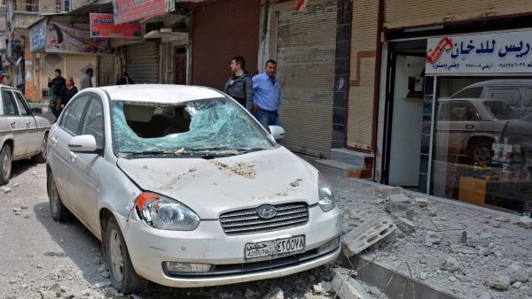Israeli Jets attack Homs city killing one.