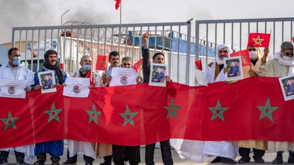 The King has called for action following mounting tensions over Western Sahara.