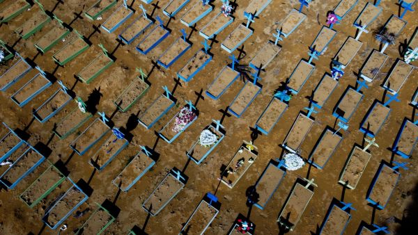 Brazil records 600,000 Covid-19 deaths amid drop in cases