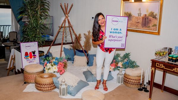 During the event Sheraton Grand Doha Launched Its First Women’s Circle Event During Pink October in Collaboration With Anahi, the Self-worth Coach