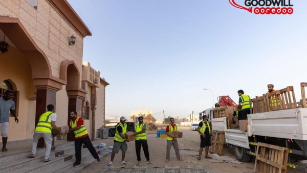 خلال الحدث عائلة Ooredoo تتكاتف لتخفيف الآثار المترتبة جراء إعصار شاهين