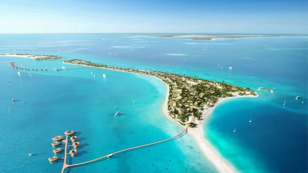 Rendering of The St. Regis Red Sea Resort. Marriott International Signs Agreement with The Red Sea Development Company to Bring St. Regis Hotels & Resorts and EDITION to Saudi Arabia’s Red Sea Project