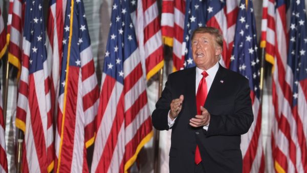 Trump rails against Biden administration 