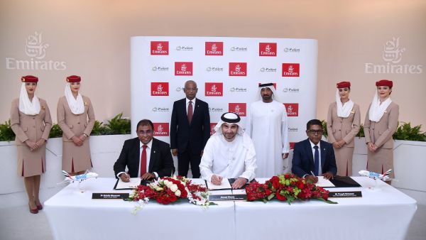 During the event Emirates Reaffirms Its Long-standing Partnership With Maldives at Expo 2020