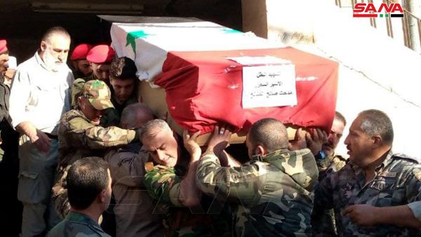 تشييع جثمان الشهيد مدحت الصالح