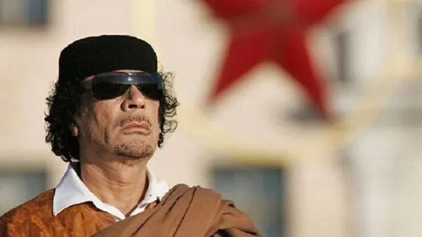 الزعيم الليبي الراحل معمر القذافي
