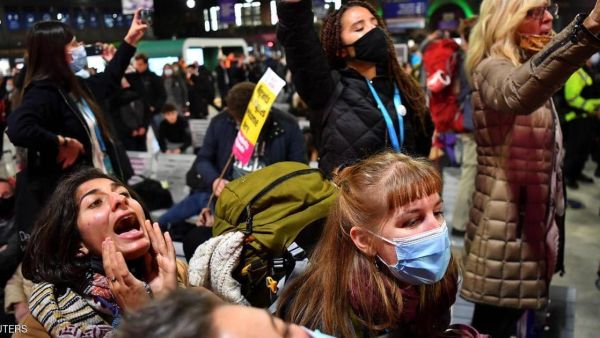 احتجاجات ترافق قمة المناخ في غلاسكو