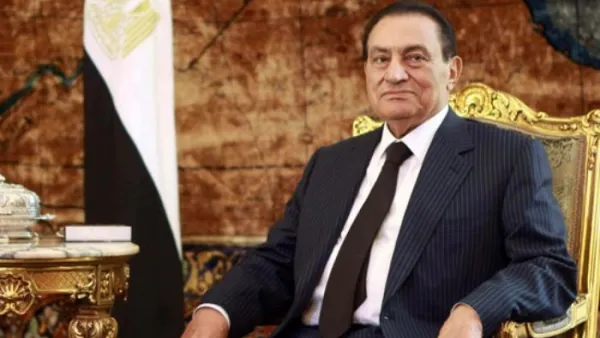 مبارك ورحلة الأشواك على الشاشة