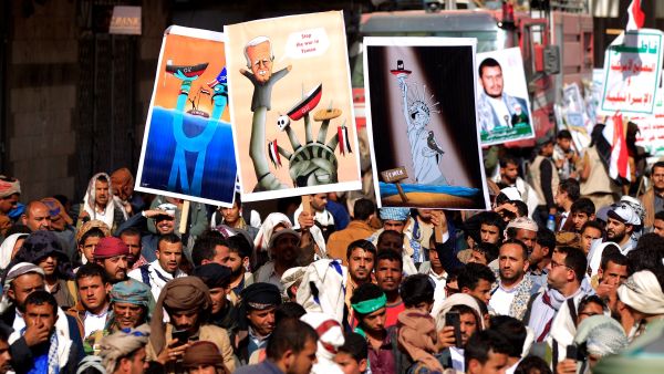 Houthi rebels in Yemen