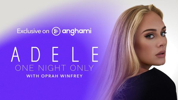 Adele PRL Visual. Anghami Hosts “Adele One Night Only” Special With Oprah Exclusively in MENA