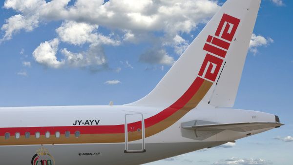 Alia livery centinnial logo. RJ Places Old Alia Livery on an Airbus 321 To Mark Jordan’s Centennial