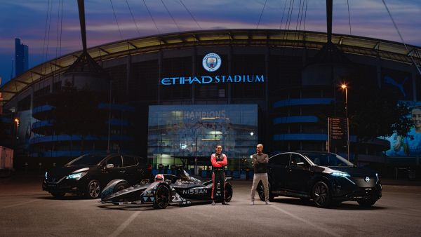Electrify the City Etihad Stadium. Nissan Electrifies Manchester City With Pulse-racing Driving Stunt
