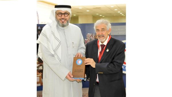 During the event Boursa Kuwait Becomes a Humanitarian Partner of the Kuwait Red Crescent Society