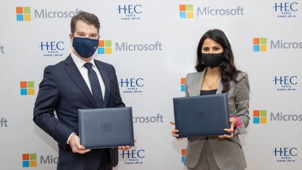 خلال الحدث شراكة بين مايكروسوفت وجامعة HEC Paris لتعزيز مهارات قادة المستقبل