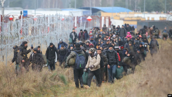 On the Polish-Belarus border 