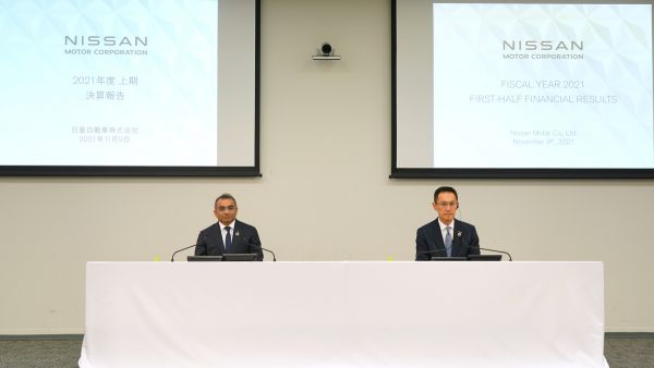 During the event Nissan Reports First-half Results for Fiscal Year 2021