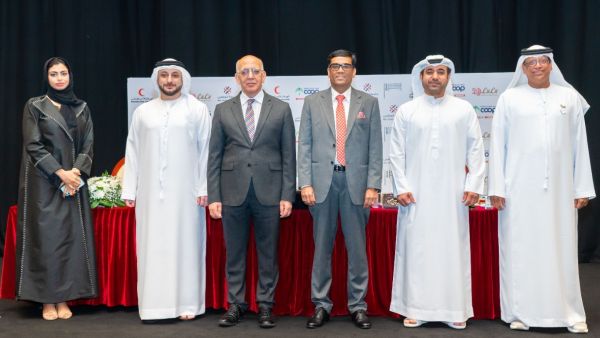 During the event Emirates Red Crescent and Abu Dhabi University Launch a Humanitarian Funding Campaign
