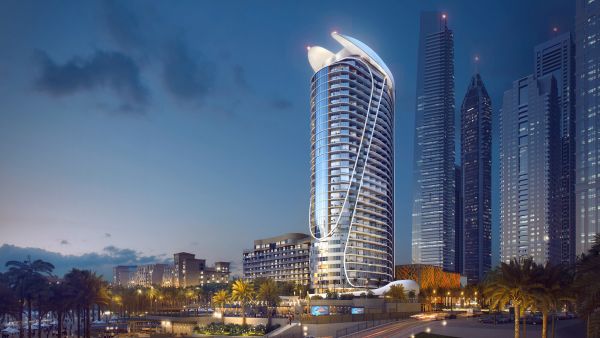W Dubai - Mina Seyahi Rendering. Marriott International Signs Agreement With Wasl To Open W Dubai - Mina Seyahi