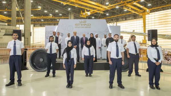 Etihad Welcomed a Group of Aircraft Mechanics to Its National Workforce  