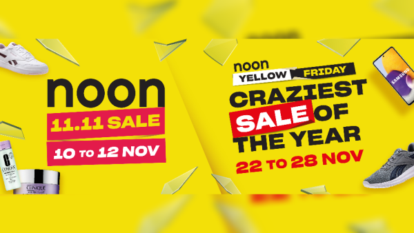 noon's crazy November. noon Announces Craziest Month of the Year With Huge 11.11 and Biggest Ever Yellow Friday Sale