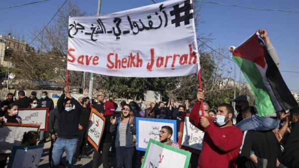 Activists protest Israeli occupation in Sheikh Jarrah