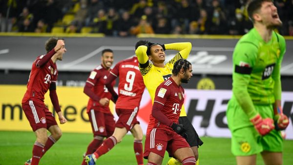 بايرن ميونيخ يتفوق على بوروسيا دورتموند بصعوبة