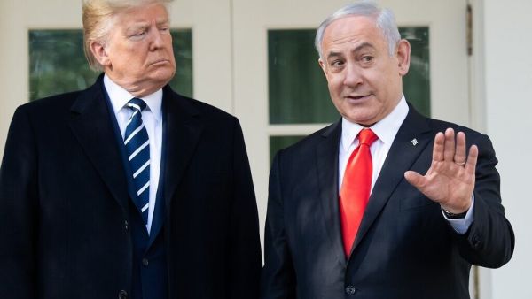 Trump (L) Netanyahu 