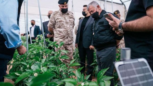 King Abdullah in Al Ghamr 
