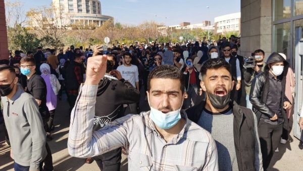 Iraqi students protest 