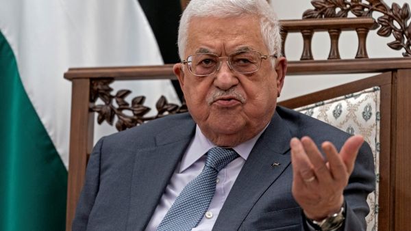 Palestinian president Mahmud Abbas