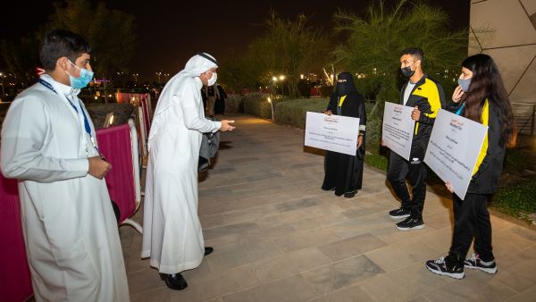 خلال الحدث مؤسسة قطر تُنظّم أنشطة للمشجعين خلال كأس العرب FIFA قطر ٢٠٢١™