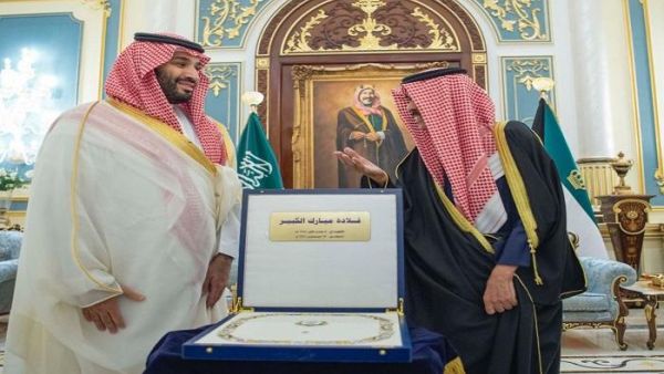 أمير الكويت وولي العهد السعودي