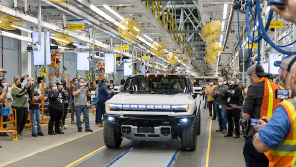 The GMC HUMMER EV Edition 1’s design features an Interstellar White exterior, unique Lunar Horizon interior and is powered by GM’s new Ultium Platform. GMC HUMMER EV Edition 1 Pickup in Production, Ready for Customer Deliveries in the US