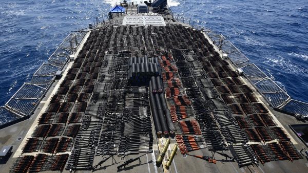 شحنة السلاح في بحر العرب